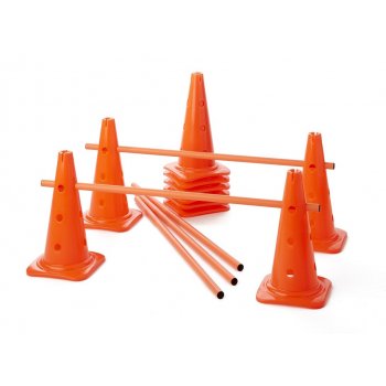 Lot De 10 Cônes 12 Trous 40 Cm Et 5 Jalons 1 M Tremblay - Team.Montisport.fr