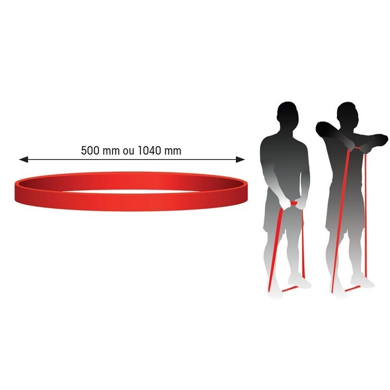Bande Élastique De Résistance 1M X 32Mm X 4.5Mm Tremblay - Team.Montisport.fr