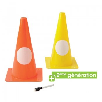 Lot De 5 Cônes 30 Cm Pour Marquage Tremblay - Team.Montisport.fr