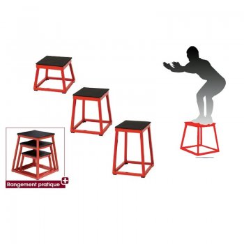Plateforme De Pliométrie (Set De 3 Plateformes) Tremblay