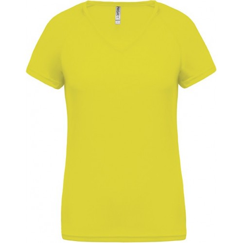 T-SHIRT PROACT COL V-FEMME-MONTISPORT.FR