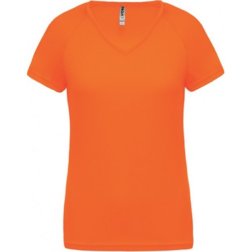 T-SHIRT PROACT COL V-FEMME-MONTISPORT.FR
