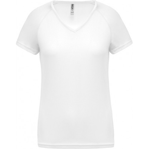T-SHIRT PROACT COL V-FEMME-MONTISPORT.FR