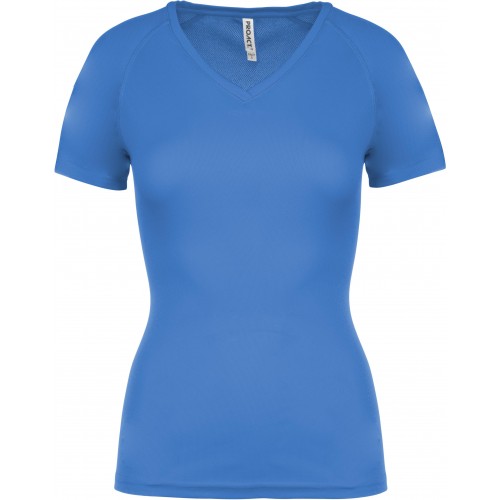 T-SHIRT PROACT COL V-FEMME-MONTISPORT.FR