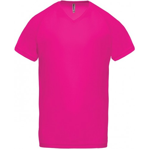 T-SHIRT PROACT COL V-HOMME-MONTISPORT.FR