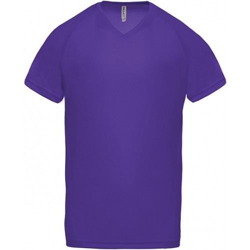 T-SHIRT PROACT COL V-HOMME-MONTISPORT.FR
