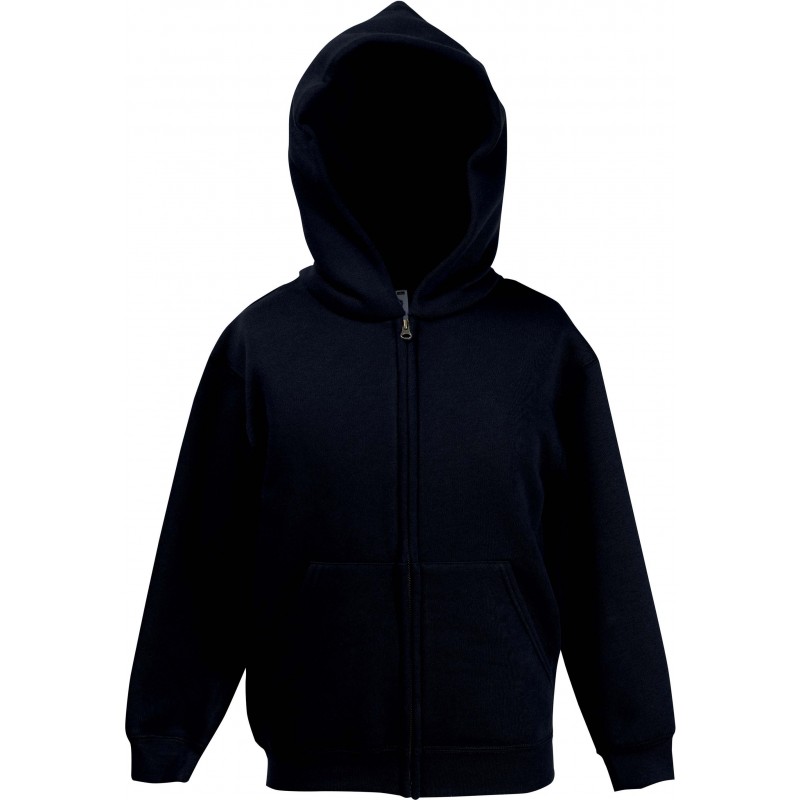 SWEAT-SHIRT FRUIT OF THE LOOM ZIPPÉ CAPUCHE-ENFANT-MONTISPORT.FR