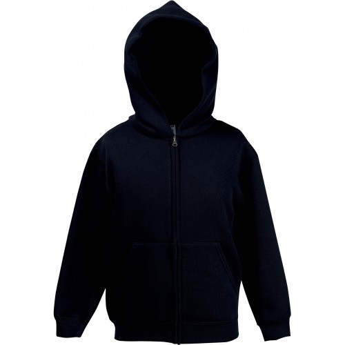 SWEAT-SHIRT FRUIT OF THE LOOM ZIPPÉ CAPUCHE-ENFANT-MONTISPORT.FR