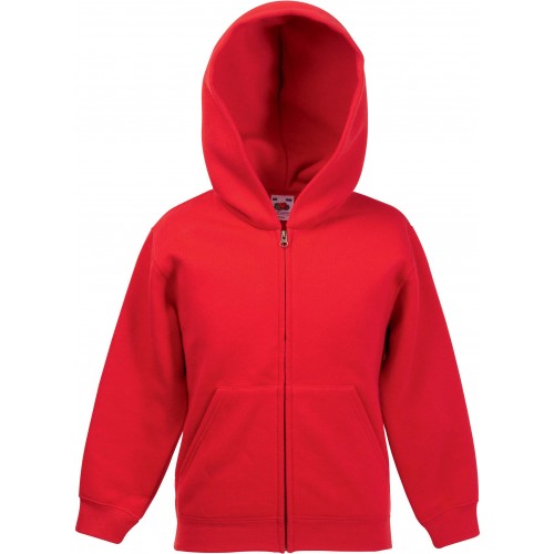 SWEAT-SHIRT FRUIT OF THE LOOM ZIPPÉ CAPUCHE-ENFANT-MONTISPORT.FR