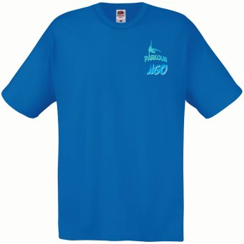 AGO - T-shirt Parkour Bleu...