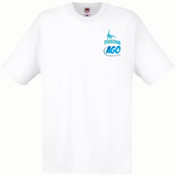 AGO - T-shirt Parkour Blanc...